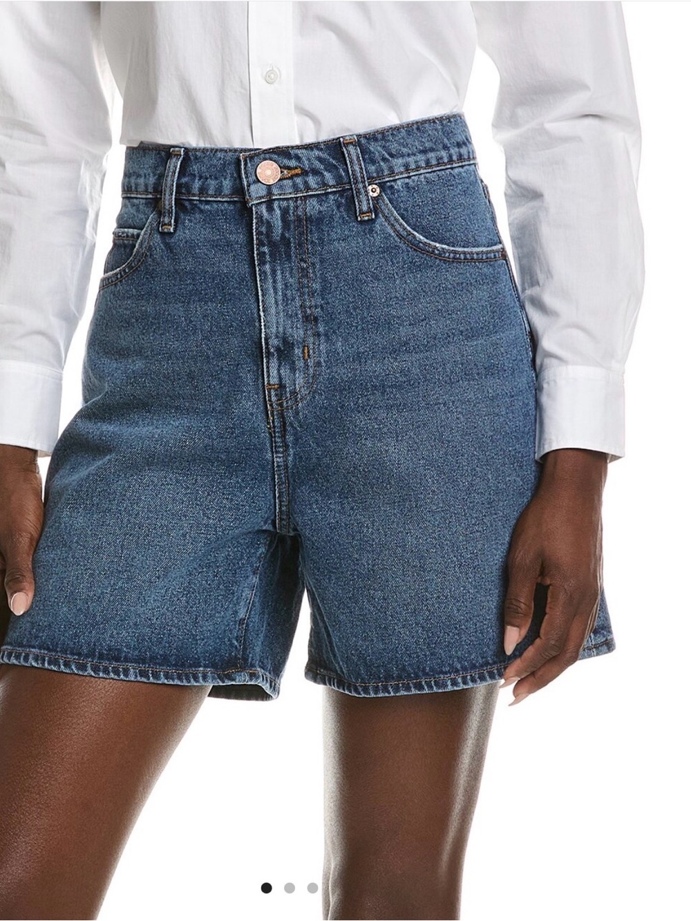 Frame Easy Denim Shorts in Rumors